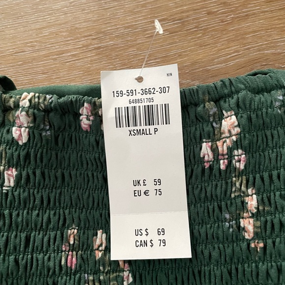 NWT Abercrombie & Fitch portrait neck mini dress - Picture 6 of 6